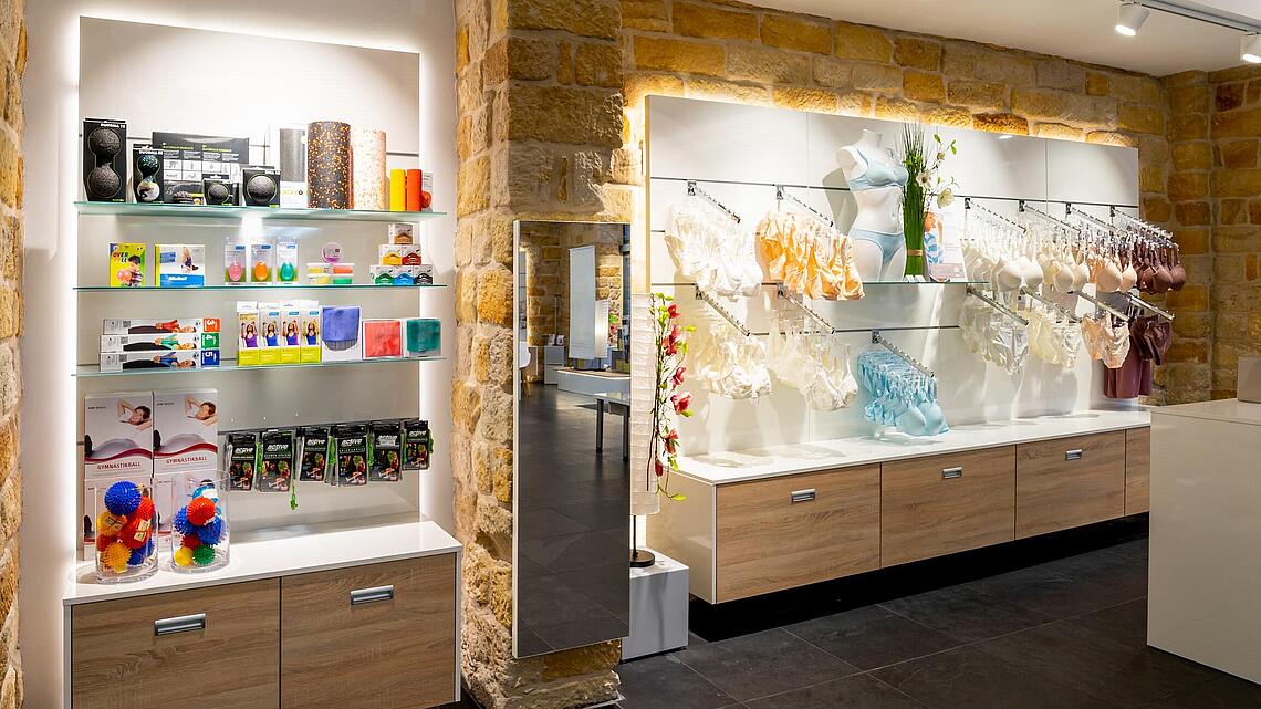 Innenansicht des Sanitätshauses in der Bautzner Straße in Dresden