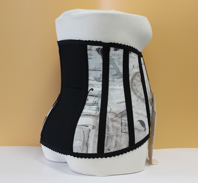 Seitenansicht einer Leibbinde