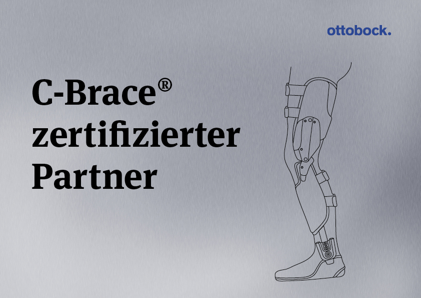 C-Brace-zertifizierter Partner von Ottobock digitaler Nachweis als C-Brace-zertifizierter Partner von Ottobock