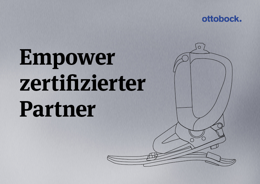 Empower-zertifizierter Partner von Ottobock digitaler Nachweis als Empower-zertifizierter Partner von Ottobock